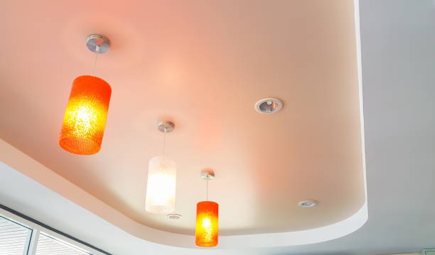 istock set of modern lights in the interior 667853706
