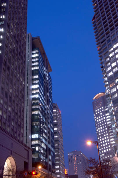 istock Night view of the Umeda 667859268