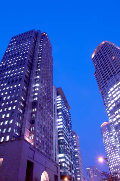 istock Night view of the Umeda 667859272