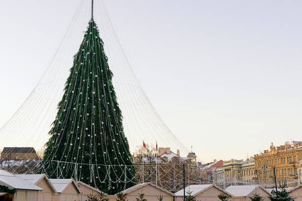 istock Christmas tree in Lithuania Vilnius at Advent 667859278