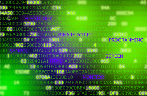 Words Technology Security Code Computer Attack Highlighted In Against ...
