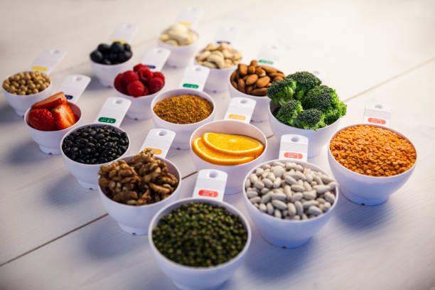 istock Portion cups of healthy ingredients 667871170