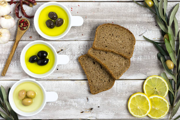 istock Knolling olive oil background 667873544