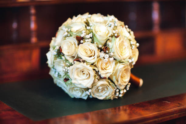 istock the bride's bouquet. wedding flowers 667880172
