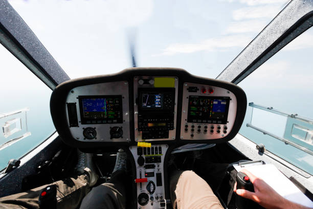 istock Cockpit of emergency landing airplane 667889108