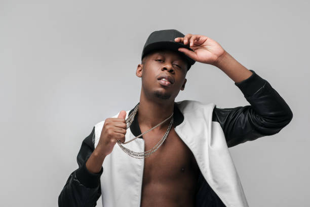 istock Afroamerican cheeky and pert gang member guy 667893320