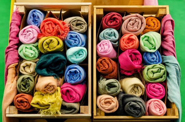 istock many pashmina foulards rolled up 667894206