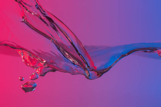istock Abstract background of colour water streams 667916076