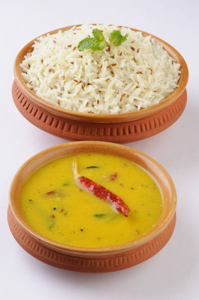 istock Dal Tadka, with rice Indian food 667920712