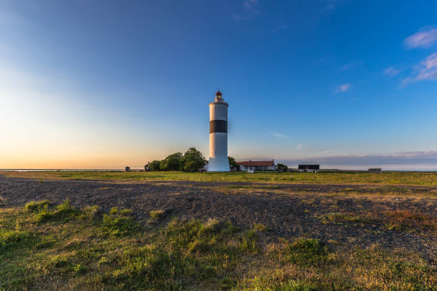 Öland, Sweden - June 04, 2016: The Lighthouse of Långe Jan in Öland, Sweden stock photo
