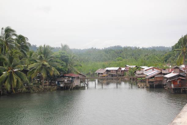 istock Houses by the riverside, Southern Philippines 667931982