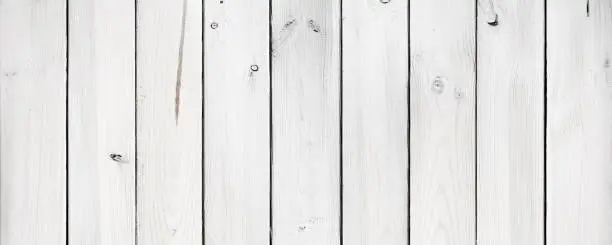 White wood planks texture for background