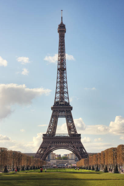 istock Classic shot of the Eiffel Tower 667947888