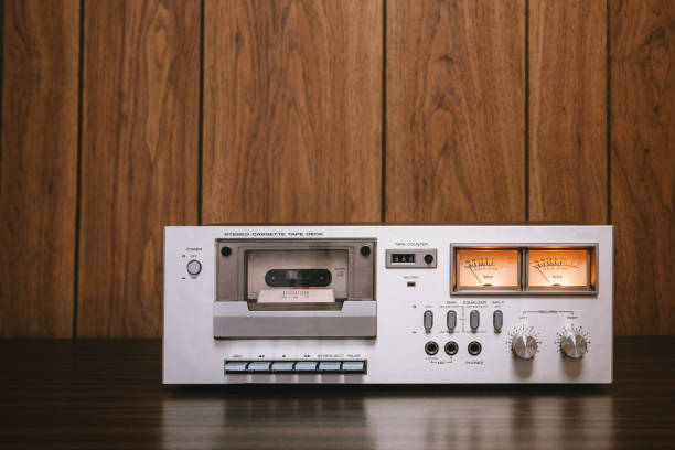 istock Cassette Player Stereo in Retro Style 667969944