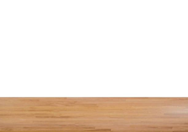 istock old wooden shelf with shadow use for put your products or something isolated on white background. 667979420