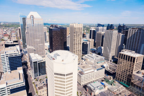 istock Panorama of modern Calgary skyline 668014020