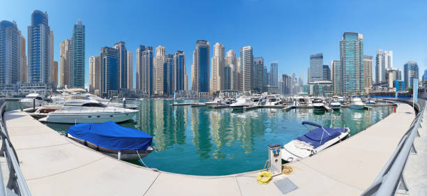 istock DUBAI, UAE - APRIL 1, 2017: The Marina and yachts. 668022458
