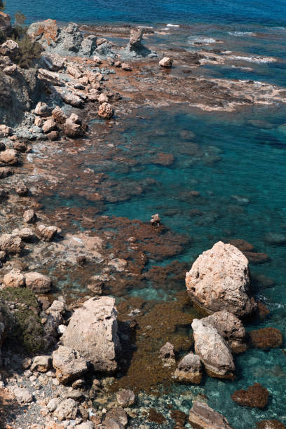 istock Seascape. Blue Lagoon. Mediterranean coast. Cyprus 668023424