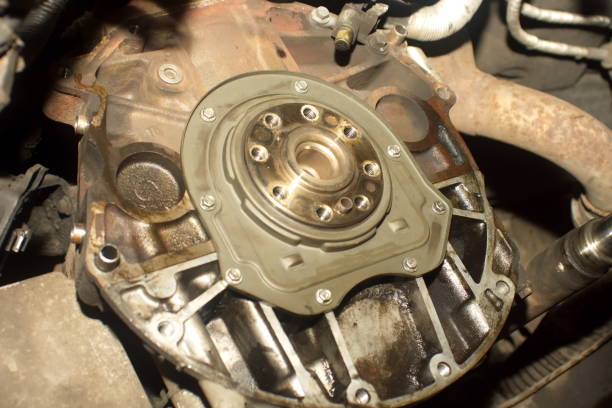 istock Parts from a vehicle gearbox. 668027430