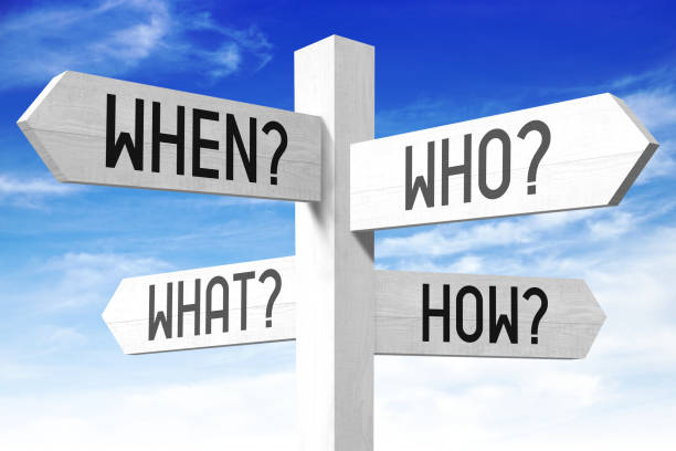 istock Questions concept - wooden signpost 668036768