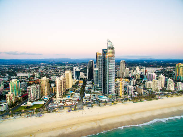 istock Surfers Paradise aerial image 668039454