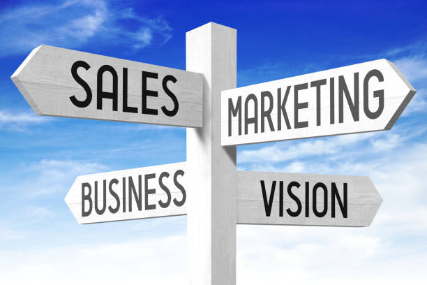 istock Business concept - wooden signpost 668039606