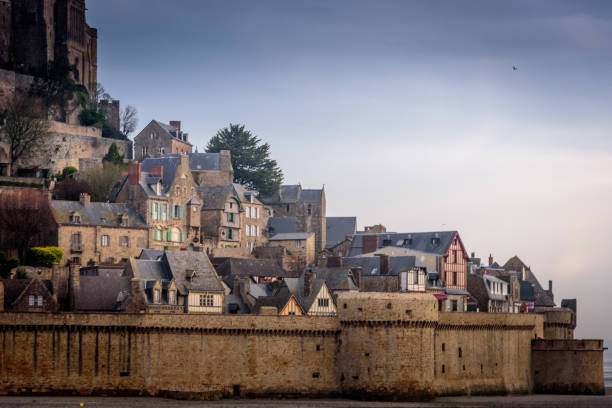 istock traditional house in mont saint michel 668047678
