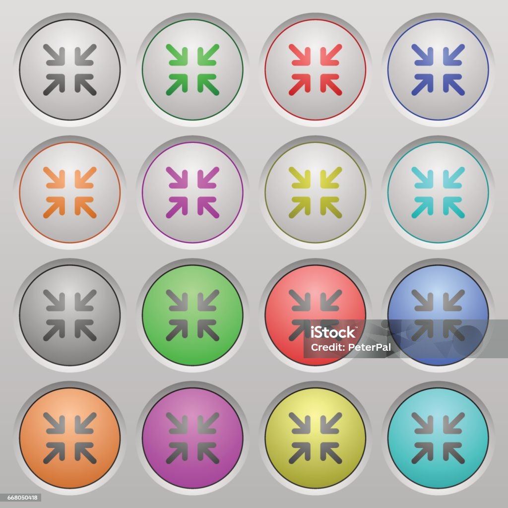 Mimize Button Minimize Plastic Sunk Buttons Stock Illustration - Download Image Now ...