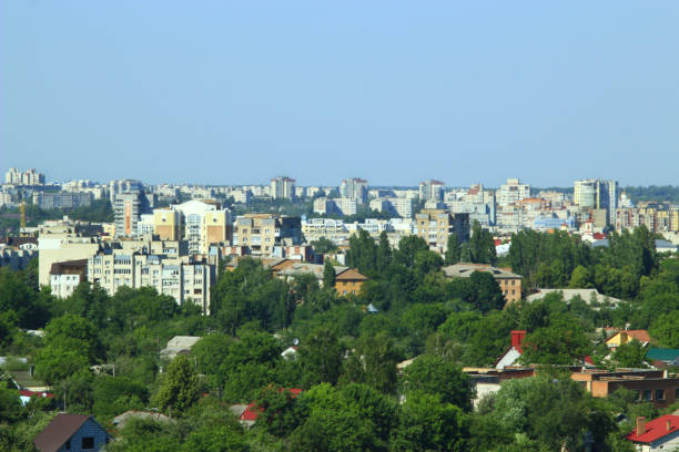istock view to Chernihiv town from above 668053806