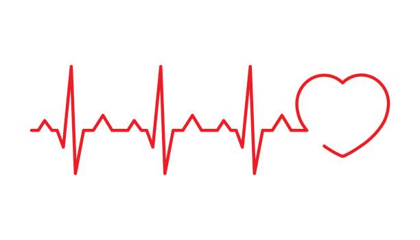 Cardiogram vector Cardiogram logo listening to heartbeat stock illustrations