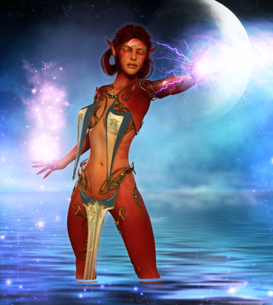 istock Native Woman of Atlantis 668054384