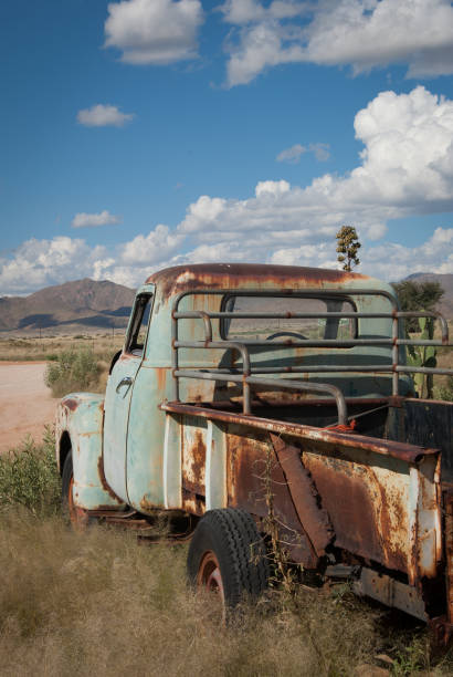 istock Lonely truck in Solitaire, Namibia 668060974