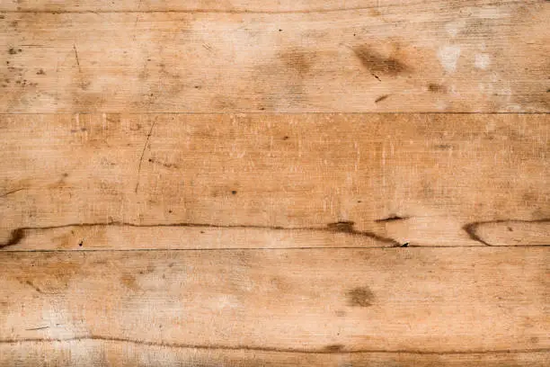 Texture of an old wooden table as background