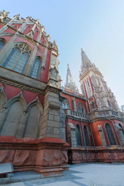 istock Cathedral in the Gothic style. Kiev, Ukraine 668064120