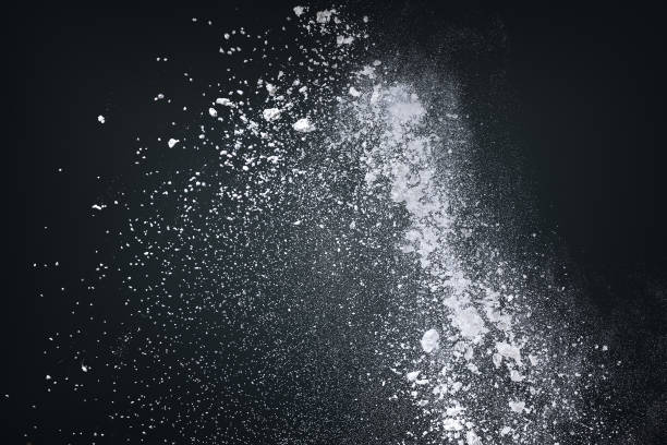 istock Abstract design of white powder cloud 668083282