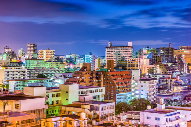 istock Naha, Okinawa, Japan Skyline 668084002