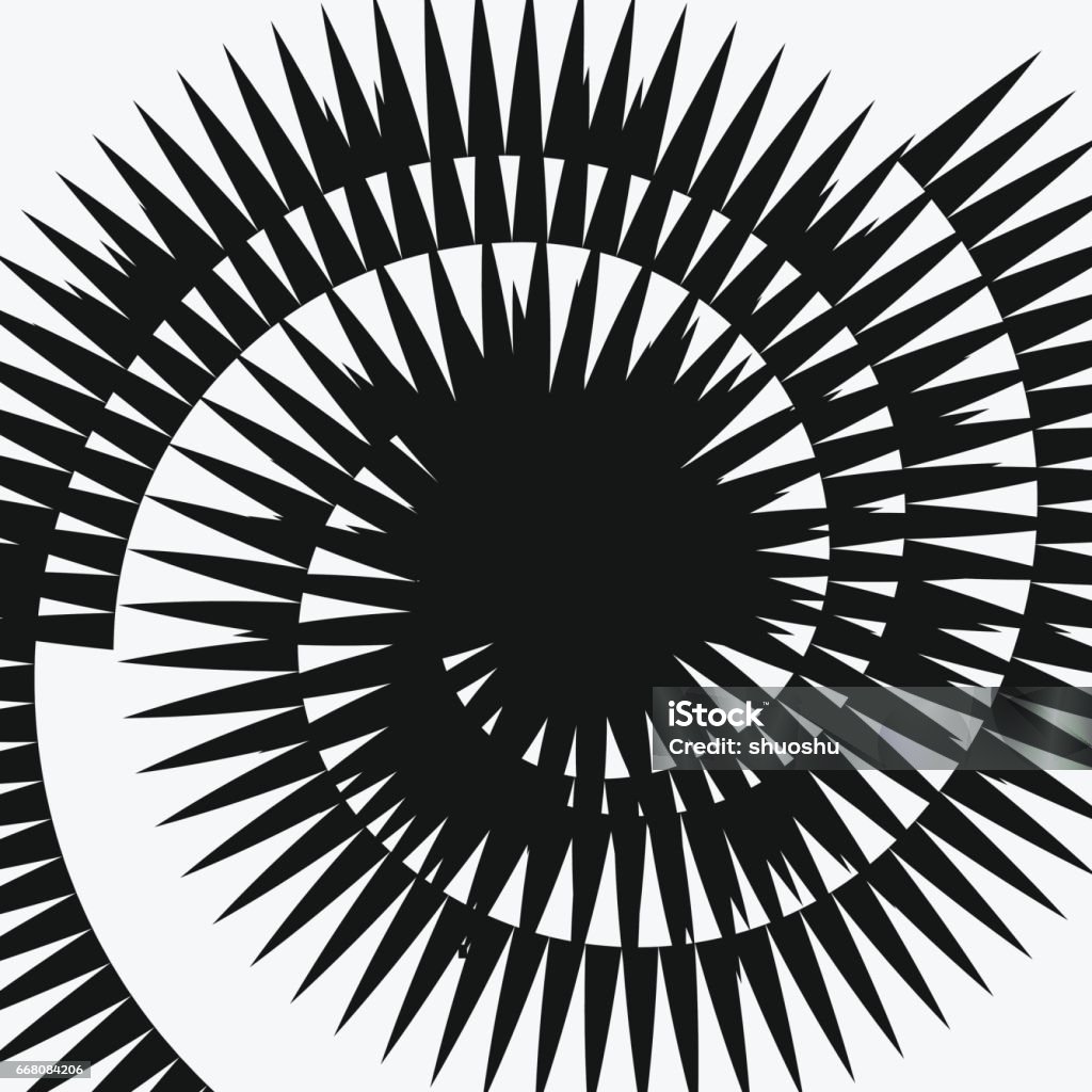 Spring Spiral Line Pattern Spiral Line Pattern Stock Illustration - Download Image Now - Abstract ...