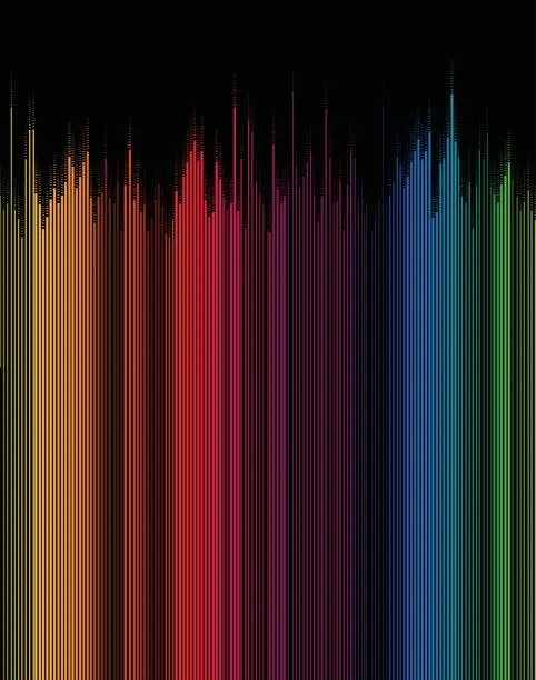 Vector illustration of colorful gradient stripe pattern background