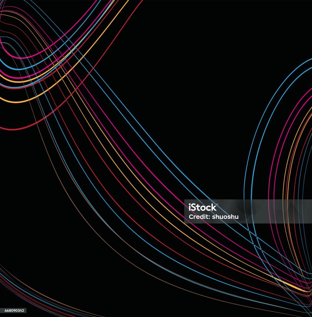 Line Pattern With Curve Curve Line Pattern Background Stock Illustration - Download Image Now ...