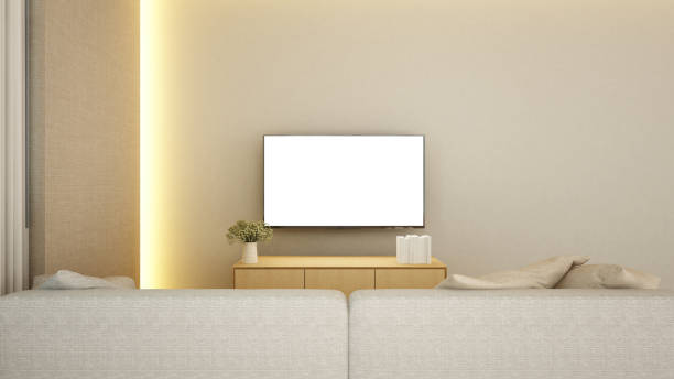 istock living room in hotel or apartment - 3d rendering 668110746