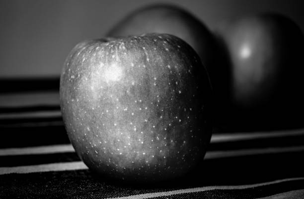 istock Apple close up with B&W color 668116682
