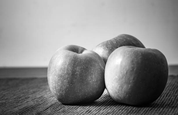 istock Apple close up with B&W color 668116722