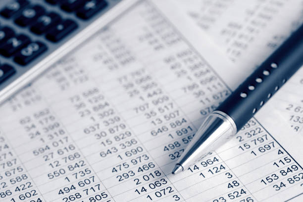 Financial accounting stock photo