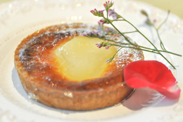 istock peach tart or peach pie 668127078