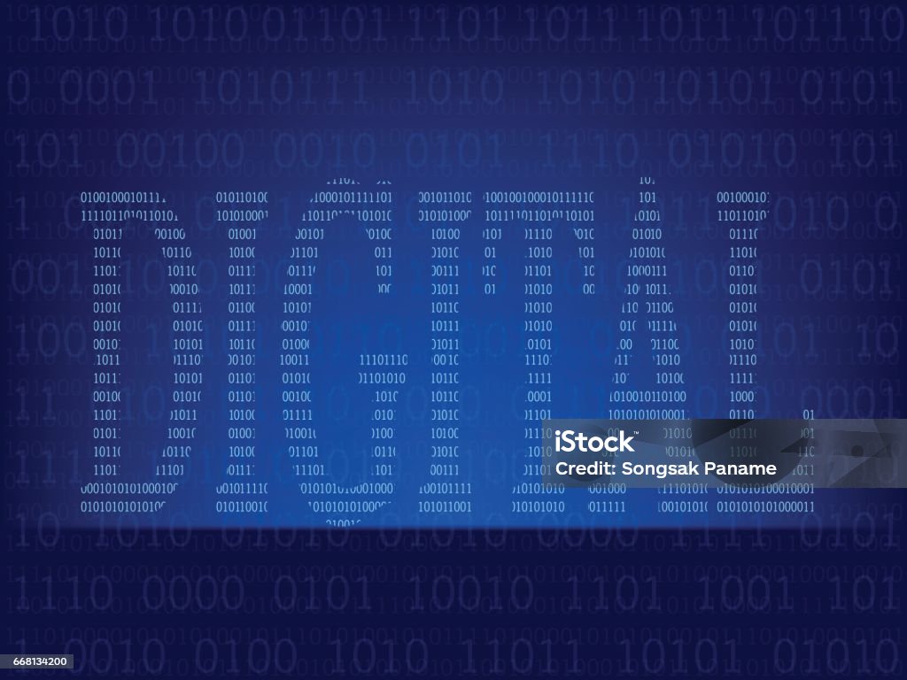 Print Stock Illustration - Download Image Now - Abstract, Blue, Blue ...