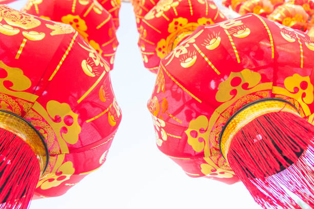 Chinese lanterns are often found in Chinese New Year.