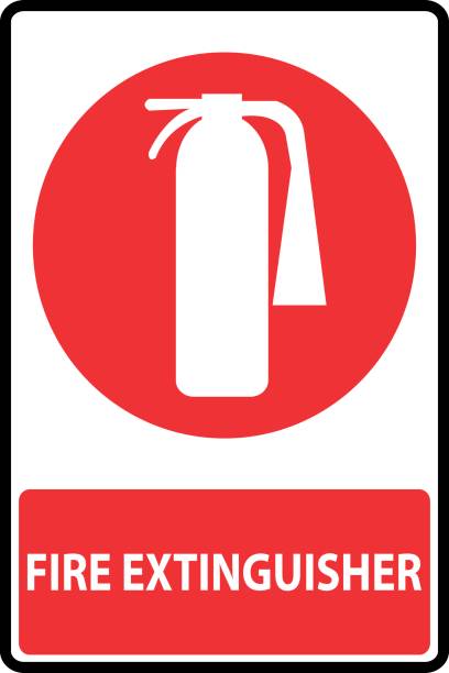 440+ Fire Extinguisher Sign Photos, taleaux et images libre de droits ...