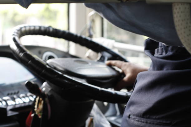 istock city bus steering wheel 668143290