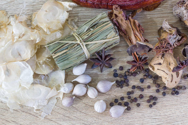 istock Healthy thai cooking concept 668165262
