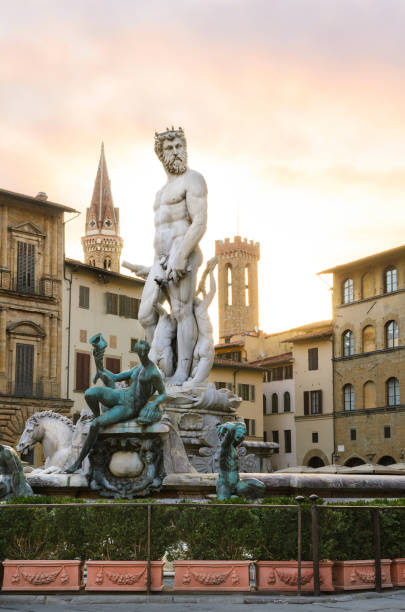 istock Fountain of Neptune, Florence 668175382